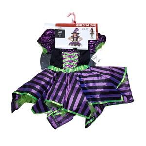 New Halloween Costume Pretty Potion Witch Girls Child M 7/8